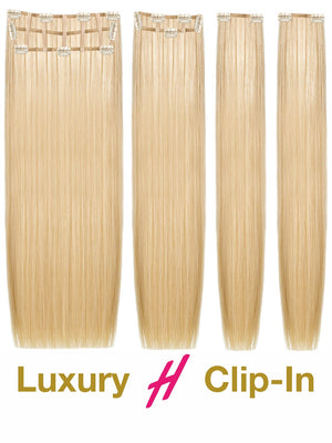 Clip in Extensions - luxury Qualität - easy volume 7-teilig - 125g 1b variant detail image - d891c1b660d9a0edc9427c60d8e140a13e2a82a94dda404d690aff0456c4ffb8