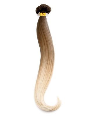 10 Keratin Bonding Extensions - professional Qualität - 55/60cm - ombré t18/60 variant detail image - 0939ae4537cc4341cd645141456bea799d95dd3a151edfb6e49b0339ac188142