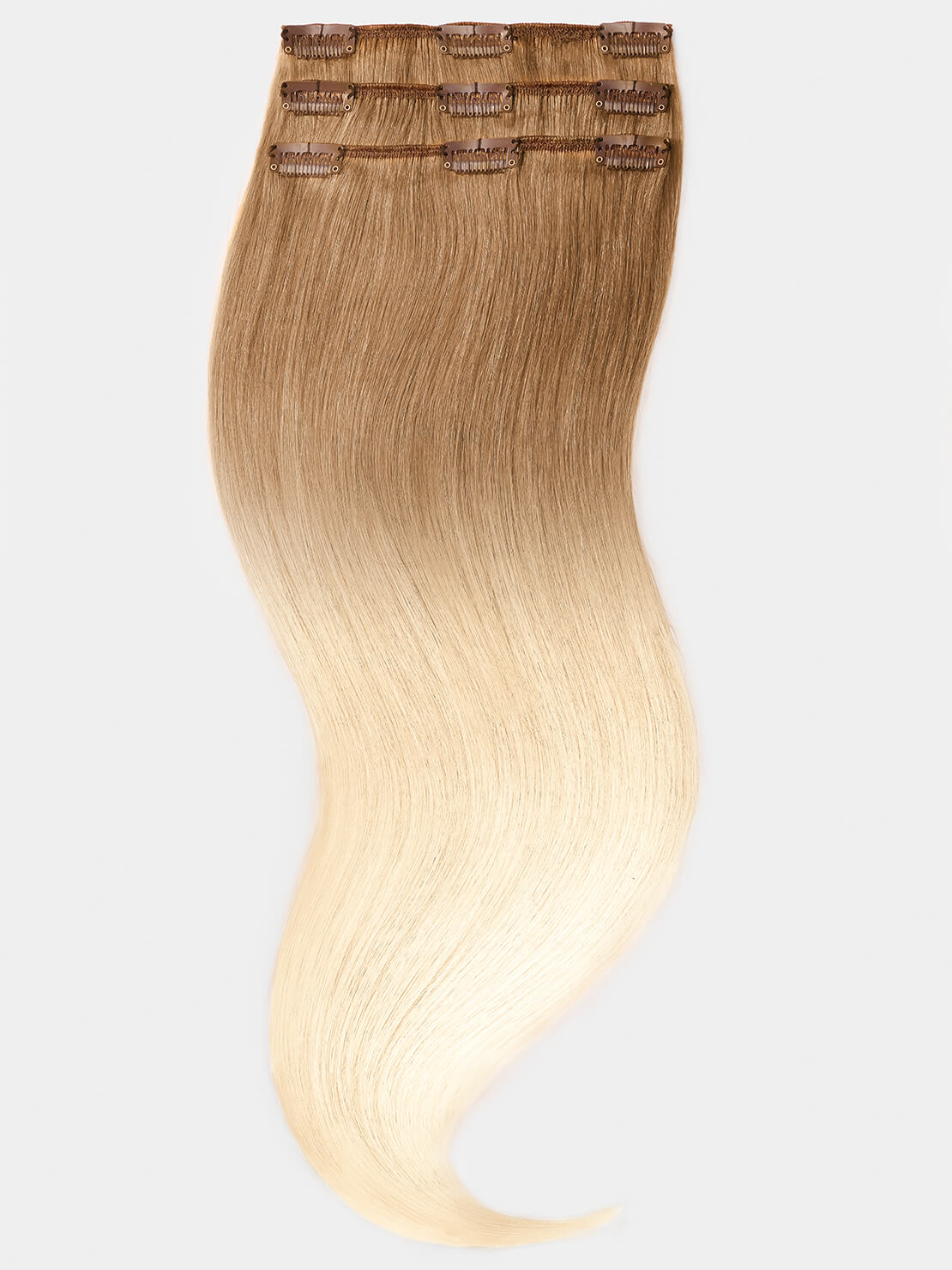Ombré Clip in Extensions - luxury Qualität - 70 Gramm 3-teilig - 55cm t14/1001 variant detail image - 4829026a2363dc03f857a6be8af4b691edad54c4aa73ddc2d9a2ae0c0cc1846a