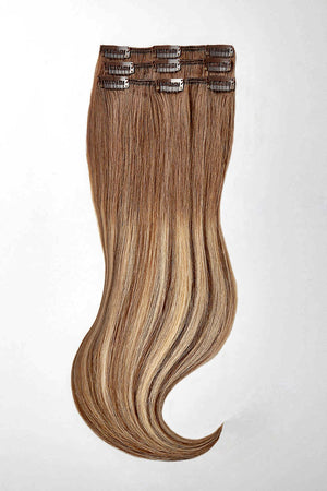 Clip in Extensions - luxury Qualität - Medium Volume 3-teilig 70g b8/26 variant detail image - a079a556ea5588a2208bc257cce10bda2f32295a2ab112ae0469ad186e3a336b